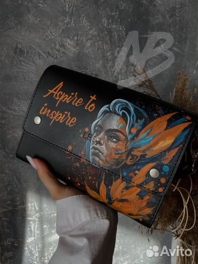 Роспись сумки. Кастом