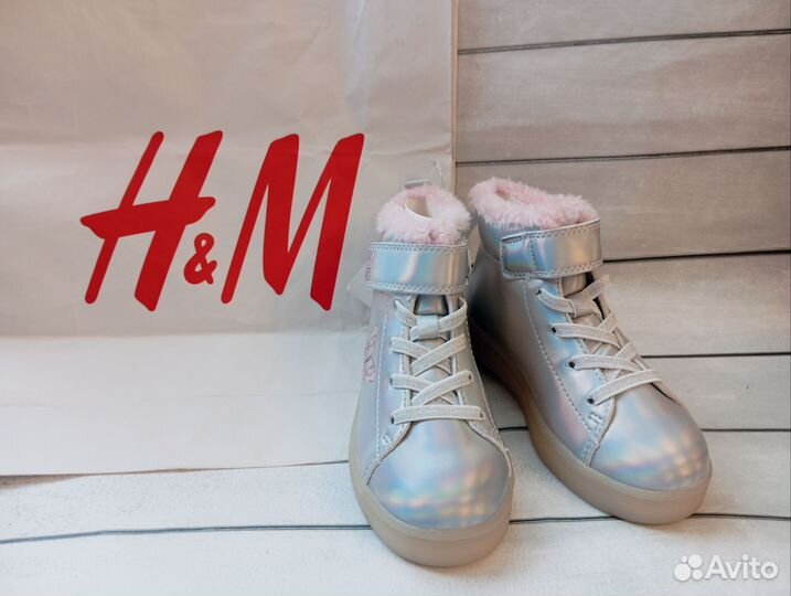 Ботинки демисезонные hm новые для девочки 29