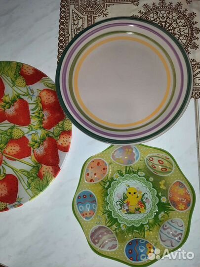 Тарелка 3 шт. Одна тарелка для яиц