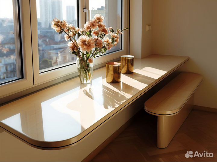 Подоконник из акрилового камня