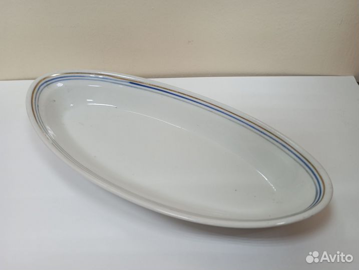 Блюдо сервировочное, селедочница, винтаж, Корея