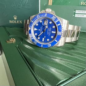 Rolex submariner date “Smurf”White gold