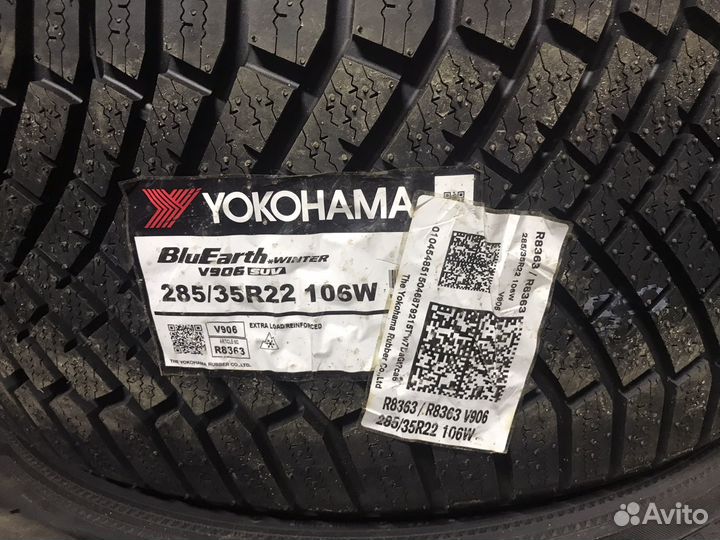 Yokohama BluEarth Winter V906 285/35 R22 и 315/30 R22 107W