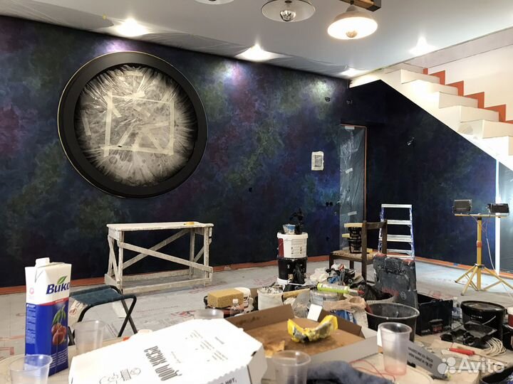 Декоративная штукатурка, леттеринг, роспись