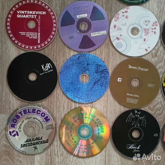Cd диски 39 штук лотом