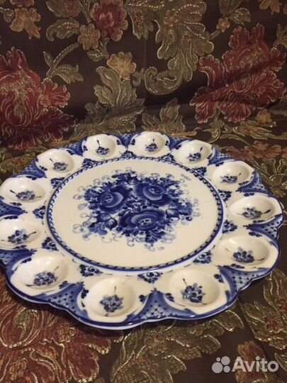 Набор посуды гжель