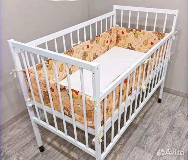 Бортики в детскую кроватку бу