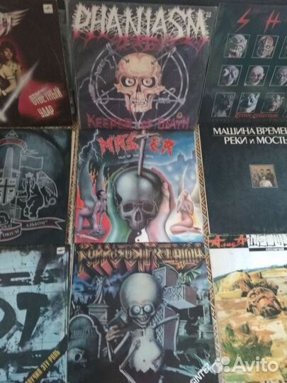 Виниловые пластинки, русский и зарубежный рок