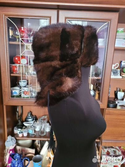 Шапка ушанка мужская