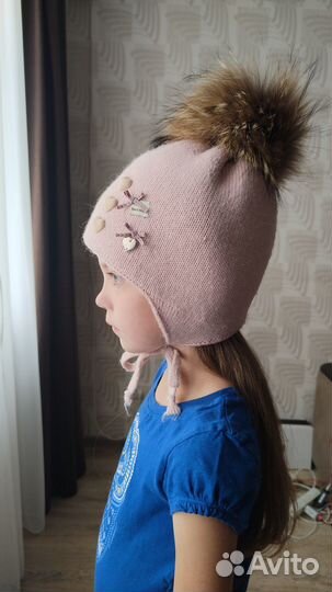 Зимняя шапка для девочки
