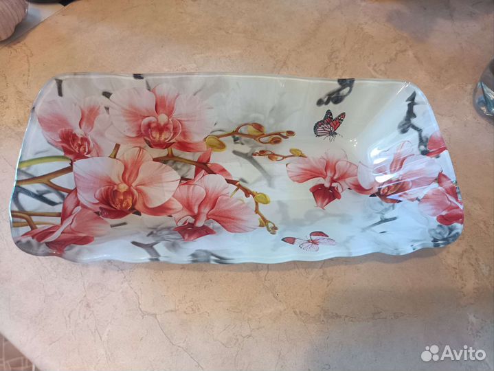 Блюдо стеклянное (шубница)