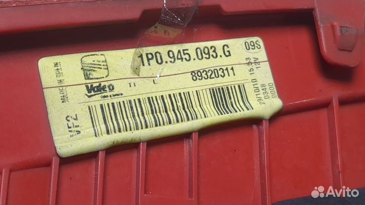 Фонарь крышки багажника Seat Leon 2, 2010