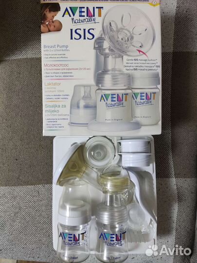 Молокоотсос avent naturally isis