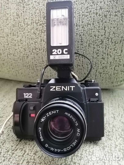 Фотоаппарат пленочный zenith 122 со вспышкой
