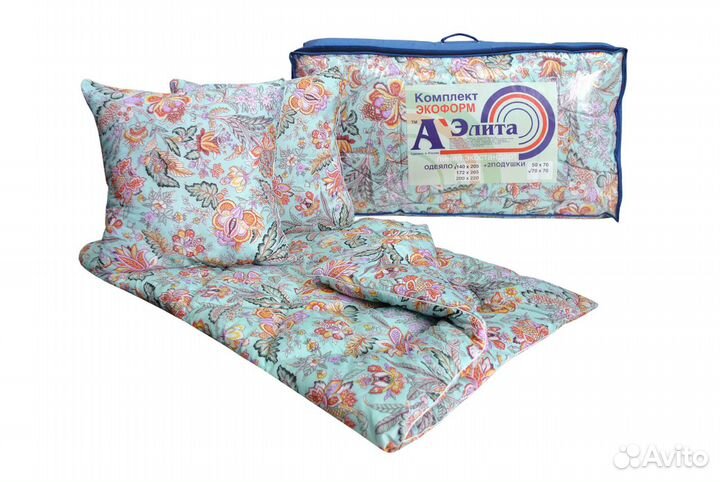 Набор постельных принадлежностей - одеяло подушка