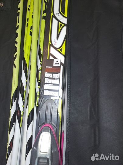 Лыжи беговые fisher чехол палки