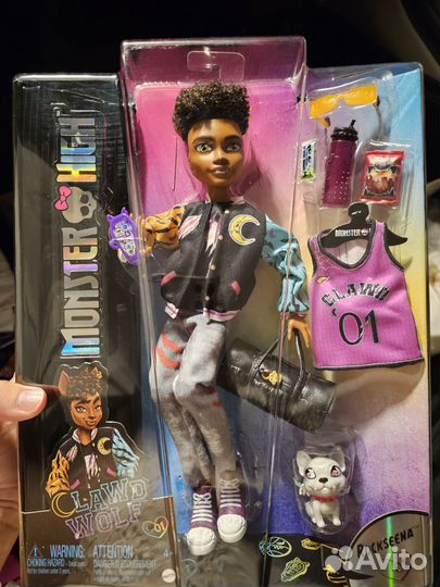 Кукла Monster High Clawd Wolf Draculaura ghoulia