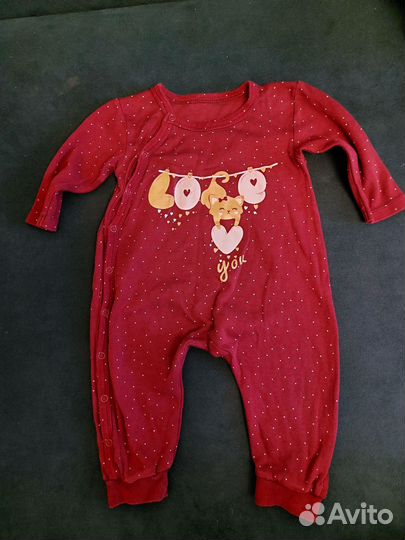 Комбинезон нательный 68 74