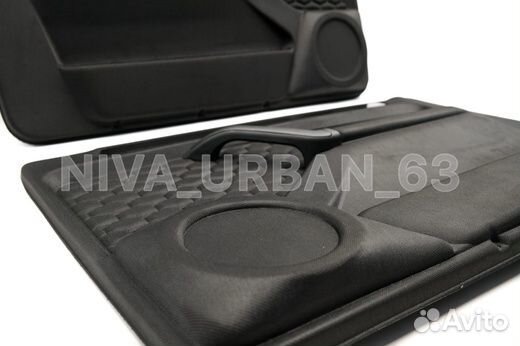 Обивка передних дверей ворс Лада 4х4, Урбан
