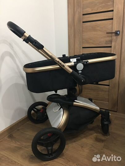 Коляска 2 в 1 эко кожа