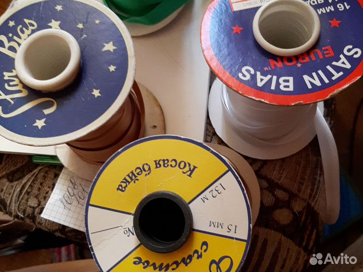 Косая бейка разных цветов