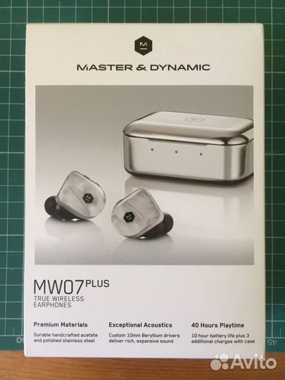 Наушники true wireless Master&Dynamic MW07+