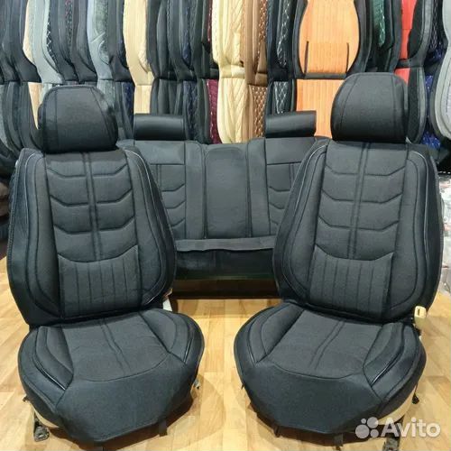 Авто чехлы на сиденья из Алькантары комплект