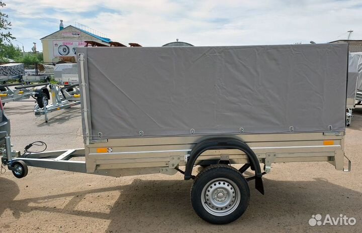Прицеп легковой оцинкованный 2.5х1.4 с тентом