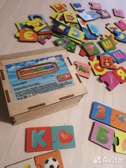 Развивающая игрушка пазлы Алфавит