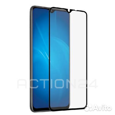 Стекло с рамкой полного покрытия на Xiaomi Poco M3