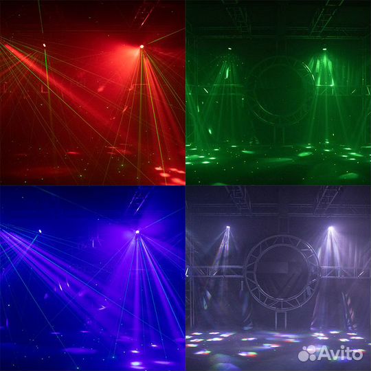 Вращающаяся голова Led Beam Laser 6*15w (rgbw, бим