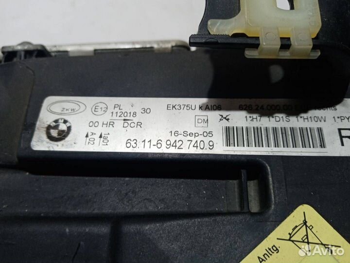 Фара Ксенон прав. BMW 3 E90 2005 6942740