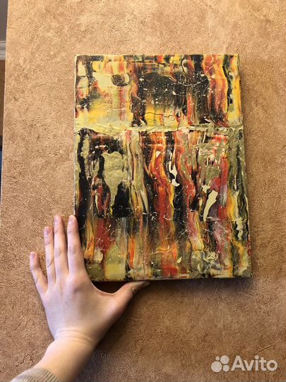 Картина абстракция акрил