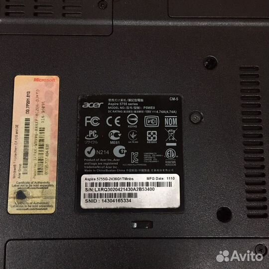 Ноутбук Acer Aspire 5755 (42666)
