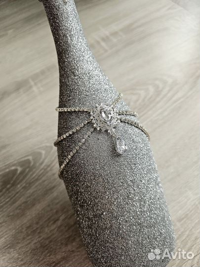 Шампанское свадебное, бокалы, свечи