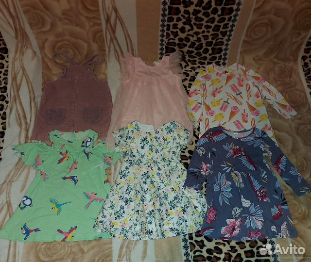 Фирменная одежда для девочки пакетом 92 98
