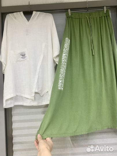 Юбка женская Лен 48:50:52:54:56