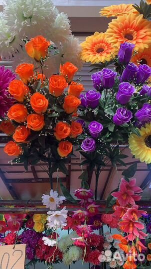 Искусственные цветы розница и опт