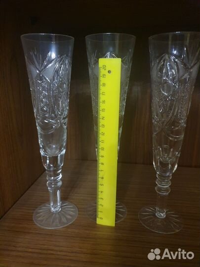 Фужеры для шампанского хрусталь СССР