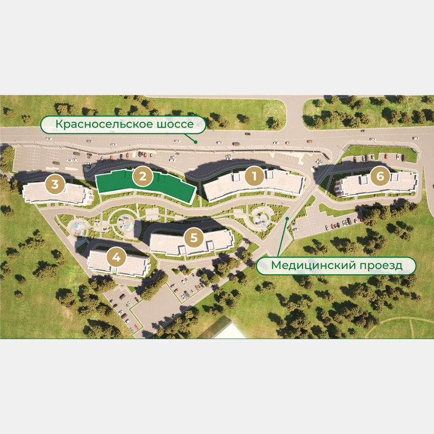 1-к. квартира, 40,6 м², 2/8 эт.