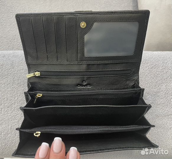 Кошелек chanel новый кожаный