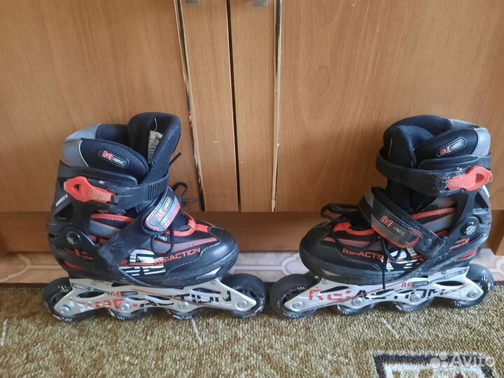 Роликовые коньки детские раздвижные