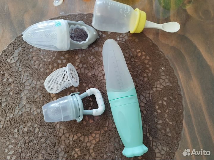 Бутылочки, соски, большой набор для кормления