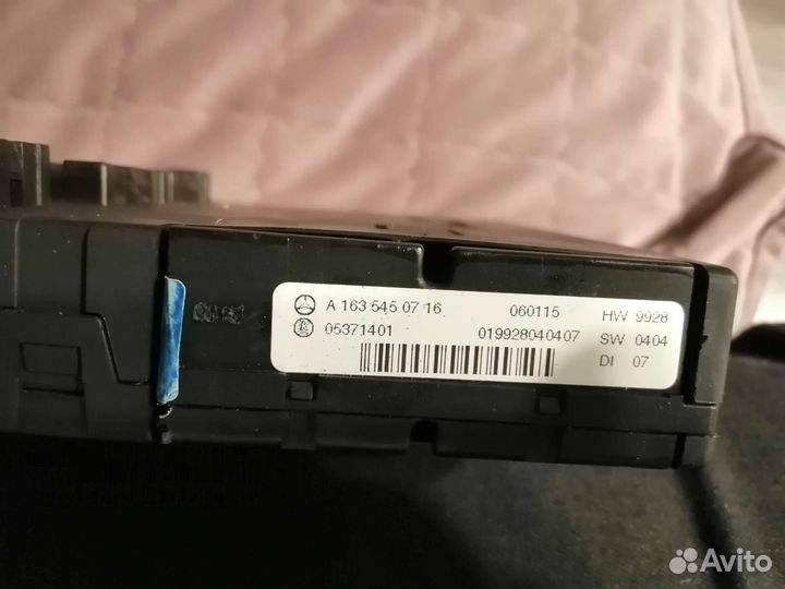 Модули AAM и EAM блок света ML-класс W163