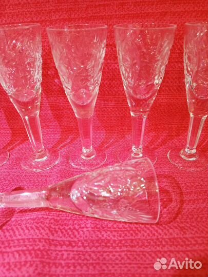 Рюмки на ножке хрусталь СССР