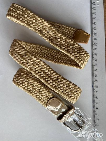 Ремень резинка женский детский поясной узкий