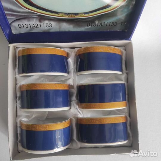 Фарфоровый набор колец для салфеток