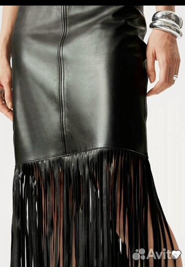 Кожаная юбка