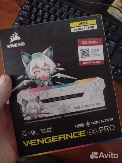 Оперативная память Corsair с аниме 2x8 гб