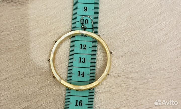 Серьги German Kabirski,перламутр/фианиты